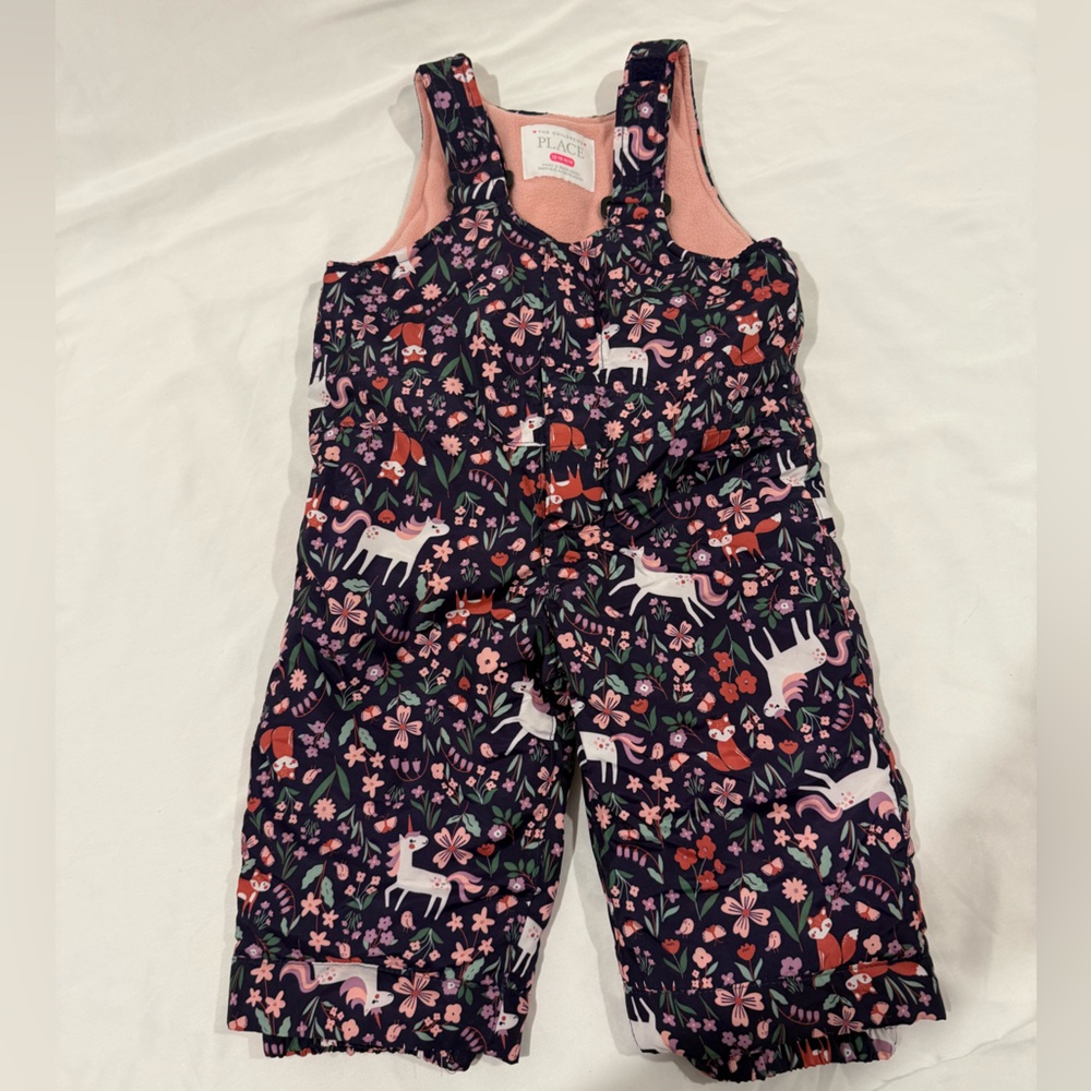 Unicorn Toddler Girl’s Snowbib